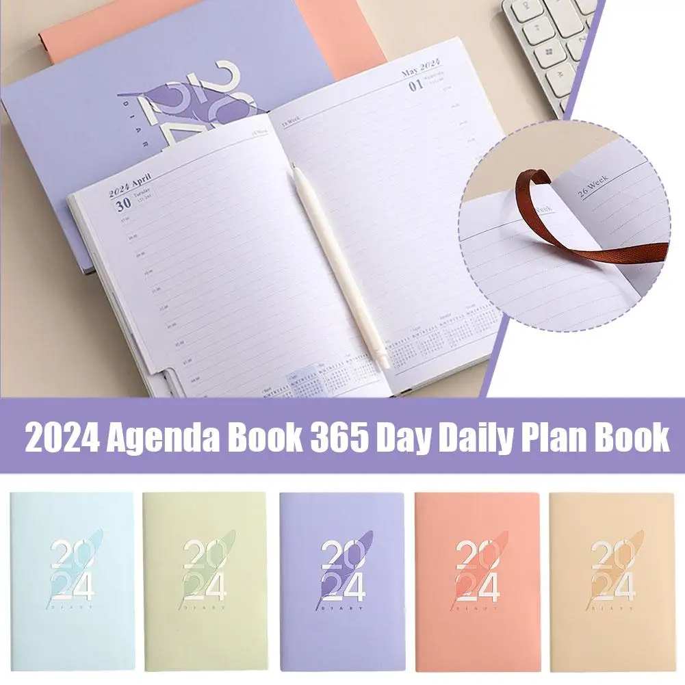 2024 Agenda Book 365 Day Daily Plan Book Notebook Journal Agenda Schedule Decorative Office Notepad Daily N6X8
2024 Agenda Book 365 Day Daily Plan Book Notebook Journal Agenda Schedule Decorative Office Notepad Daily N6X8