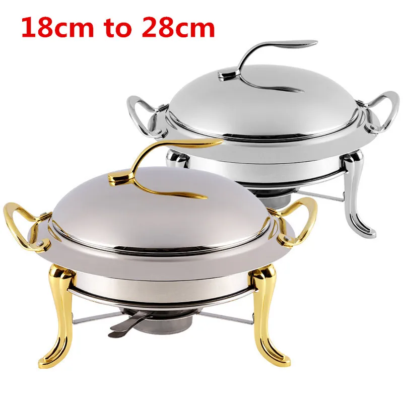 

Thickened stainless steel alcohol pot dry gold pot small hotpot restaurant Pot hotel commercial household shabu fry pot hot pot