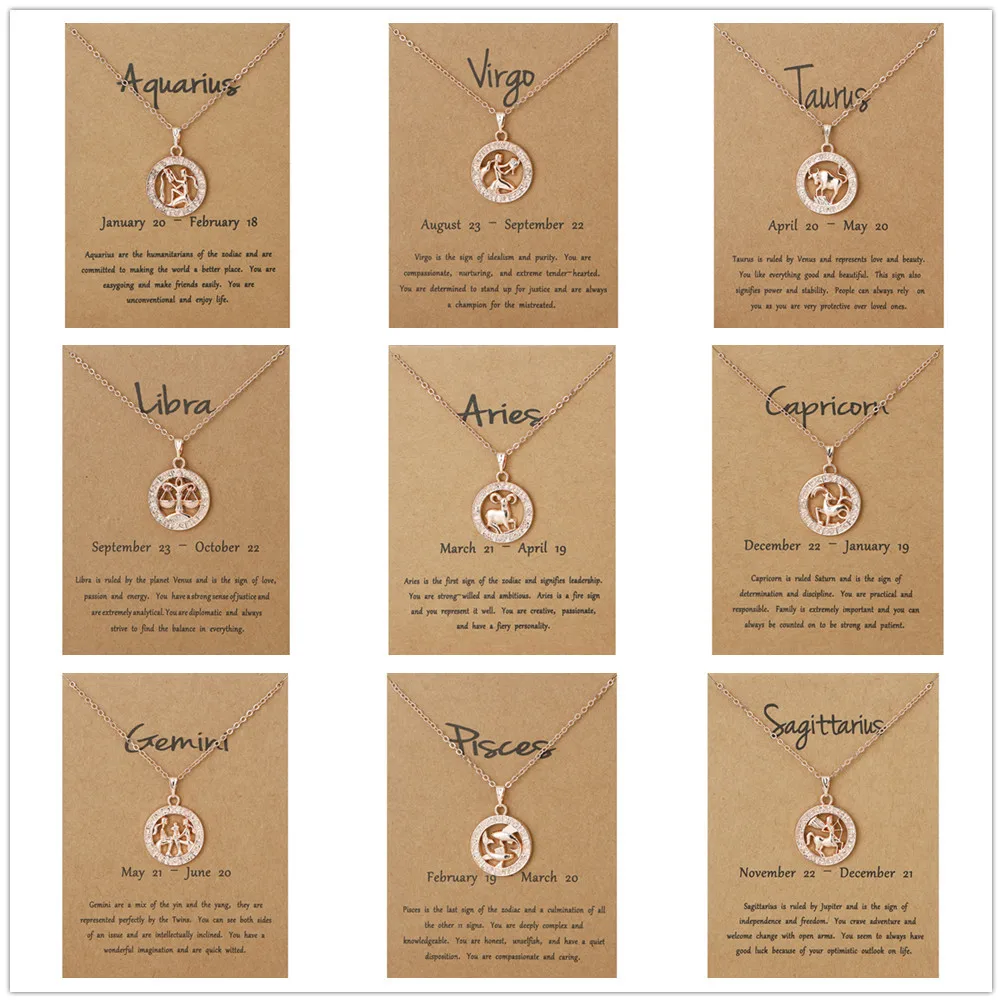 2022 New Necklace For Women Luxury European and American 3D Stereoscopic 12 Zodiac Necklace Pendant Hypoallergenic Jewelry Gift
2022 New Necklace For Women Luxury European and American 3D Stereoscopic 12 Zodiac Necklace Pendant Hypoallergenic Jewelry Gift