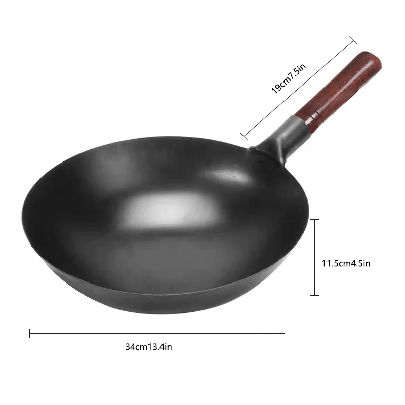 Chinese Iron Pot,Traditional Hand Hammered Iron woks and stir Fry Pans,Non Sticky, no Coating, Less Oil
Chinese Iron Pot,Traditional Hand Hammered Iron woks and stir Fry Pans,Non Sticky, no Coating, Less Oil