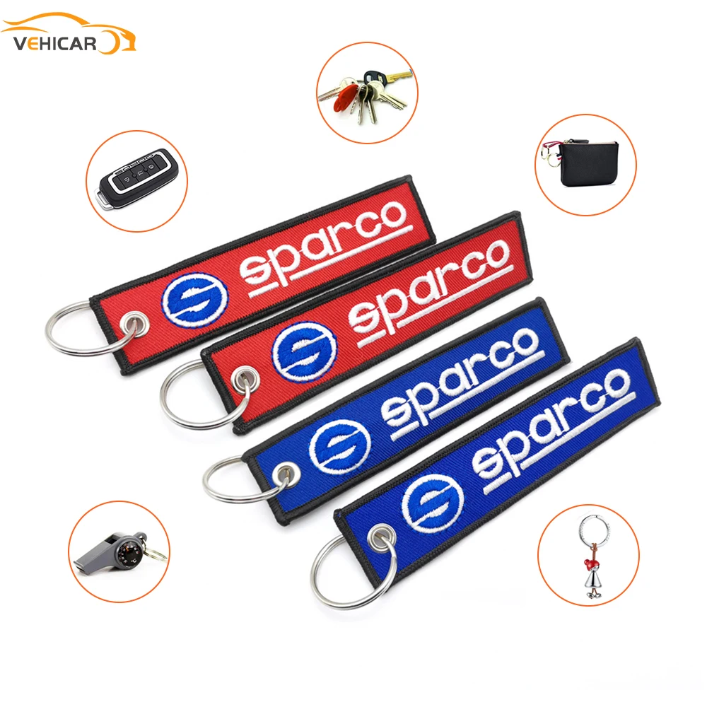 VEHICAR JDM Sparco Style Modified Tag Embroidery Nylon Weaving Car Keychain Backpack Buckle Auto Lanyard Accessorie Universal
VEHICAR JDM Sparco Style Modified Tag Embroidery Nylon Weaving Car Keychain Backpack Buckle Auto Lanyard Accessorie Universal