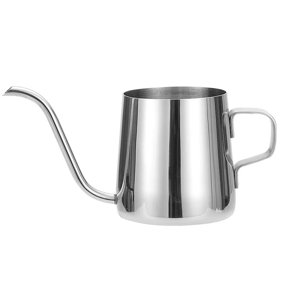 

250 350ml Control Tea Milk Insulation Coffee Kettle Kettle Spout Pots 304 Stainless Steel Gooseneck Hand Drip Coffee