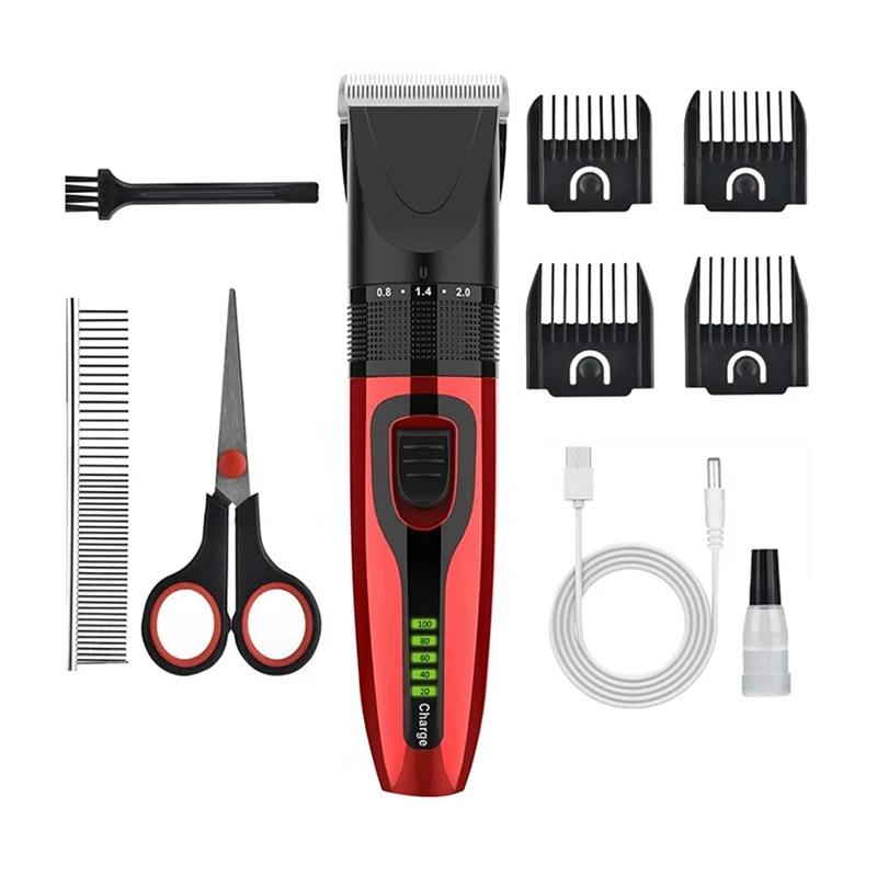 Dog Clippers Low Noise Professional Dog Grooming Clippers Rechargeable Cordless Quiet Dog Grooming Kit For Dogs Cats Pet
Dog Clippers Low Noise Professional Dog Grooming Clippers Rechargeable Cordless Quiet Dog Grooming Kit For Dogs Cats Pet