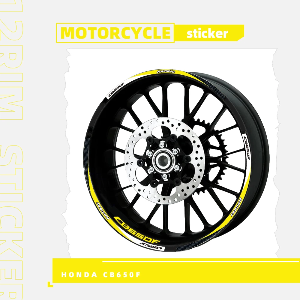 New high quality 12 Pcs Fit Motorcycle Wheel Sticker stripe Reflective Rim For Honda CB650F
New high quality 12 Pcs Fit Motorcycle Wheel Sticker stripe Reflective Rim For Honda CB650F