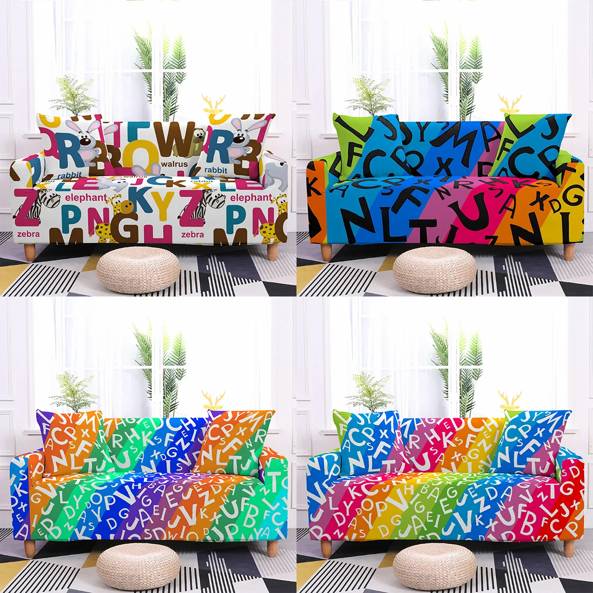 3D Colorful Alphabet Pattern Print Sofa Cover Stretch Antifouling Couch Cover Furniture Chair Cover Sofas for Living Room Sofa
3D Colorful Alphabet Pattern Print Sofa Cover Stretch Antifouling Couch Cover Furniture Chair Cover Sofas for Living Room Sofa