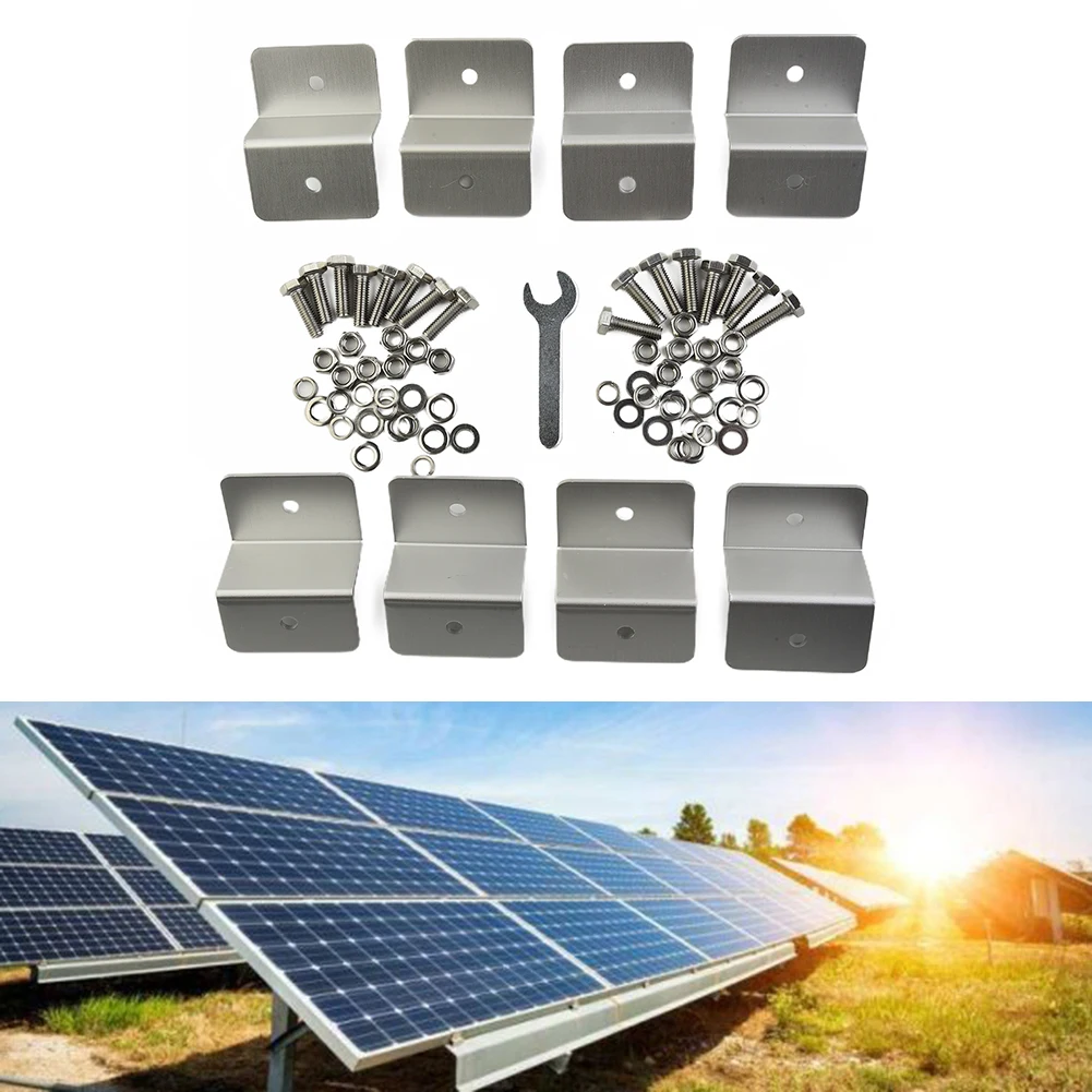 Solar System Accessories Solar Panel Bracket 5.5x4.2x4cm Aluminum Alloy Mounting Bracket With Self-Tapping Screw
Solar System Accessories Solar Panel Bracket 5.5x4.2x4cm Aluminum Alloy Mounting Bracket With Self-Tapping Screw