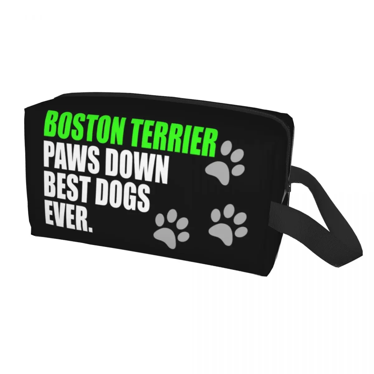 

Custom Boston Terrier Toiletry Bag for Women Pet Dog Pattern Puppy Cosmetic Makeup Organizer Ladies Beauty Storage Dopp Kit Box
