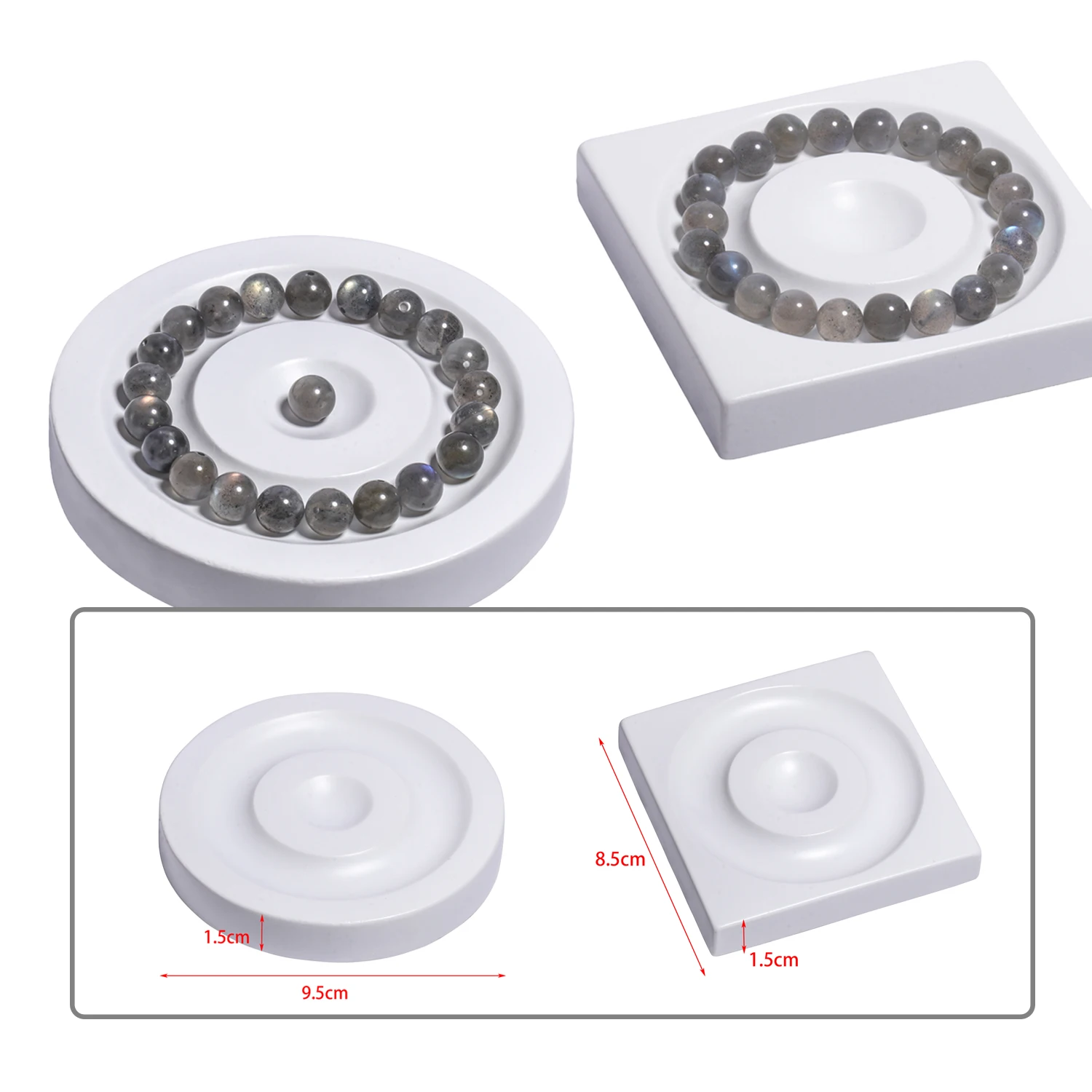 DIY Bracelates Necklace Gray Acrylic Plate Beading Tray Design Jewelry Measuring Tools Crafts Gifts Display Board Accessories 
DIY Bracelates Necklace Gray Acrylic Plate Beading Tray Design Jewelry Measuring Tools Crafts Gifts Display Board Accessories