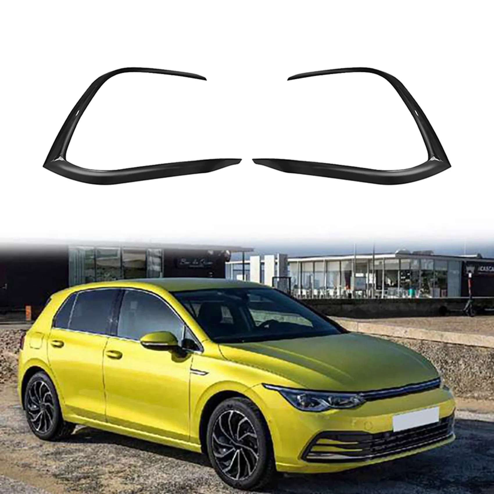 Car Front Bumper Fog Light Lower Grille Frame Spoiler Splitter for Golf 8 MK8 2020 2021 Glossy Black
Car Front Bumper Fog Light Lower Grille Frame Spoiler Splitter for Golf 8 MK8 2020 2021 Glossy Black