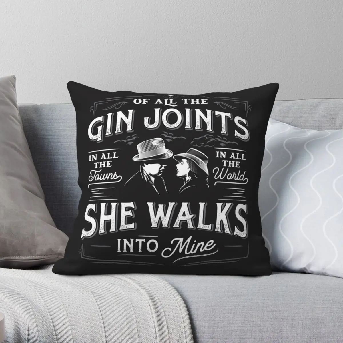 GIN JOINTS Square Pillowcase Polyester Linen Velvet Printed Zip Decor Sofa Cushion Case
GIN JOINTS Square Pillowcase Polyester Linen Velvet Printed Zip Decor Sofa Cushion Case