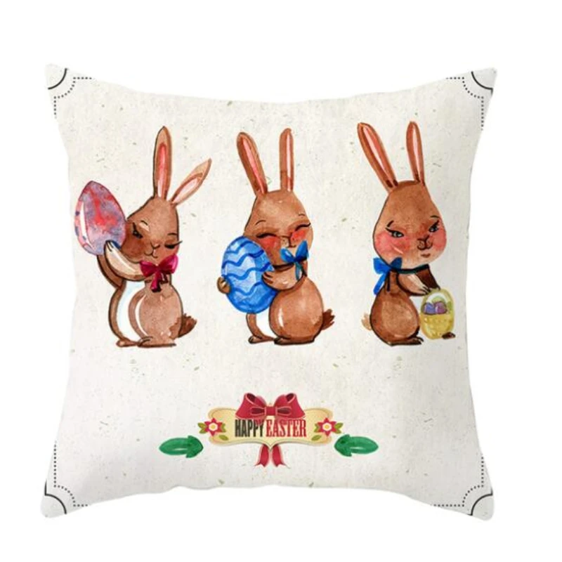 Spring Easter Decor Cushion Cover Farmhouse Egg Bunny Linen Home Decor Pillowcase 18x18 Inch Decorative Cushions for Sofa DIY
Spring Easter Decor Cushion Cover Farmhouse Egg Bunny Linen Home Decor Pillowcase 18x18 Inch Decorative Cushions for Sofa DIY