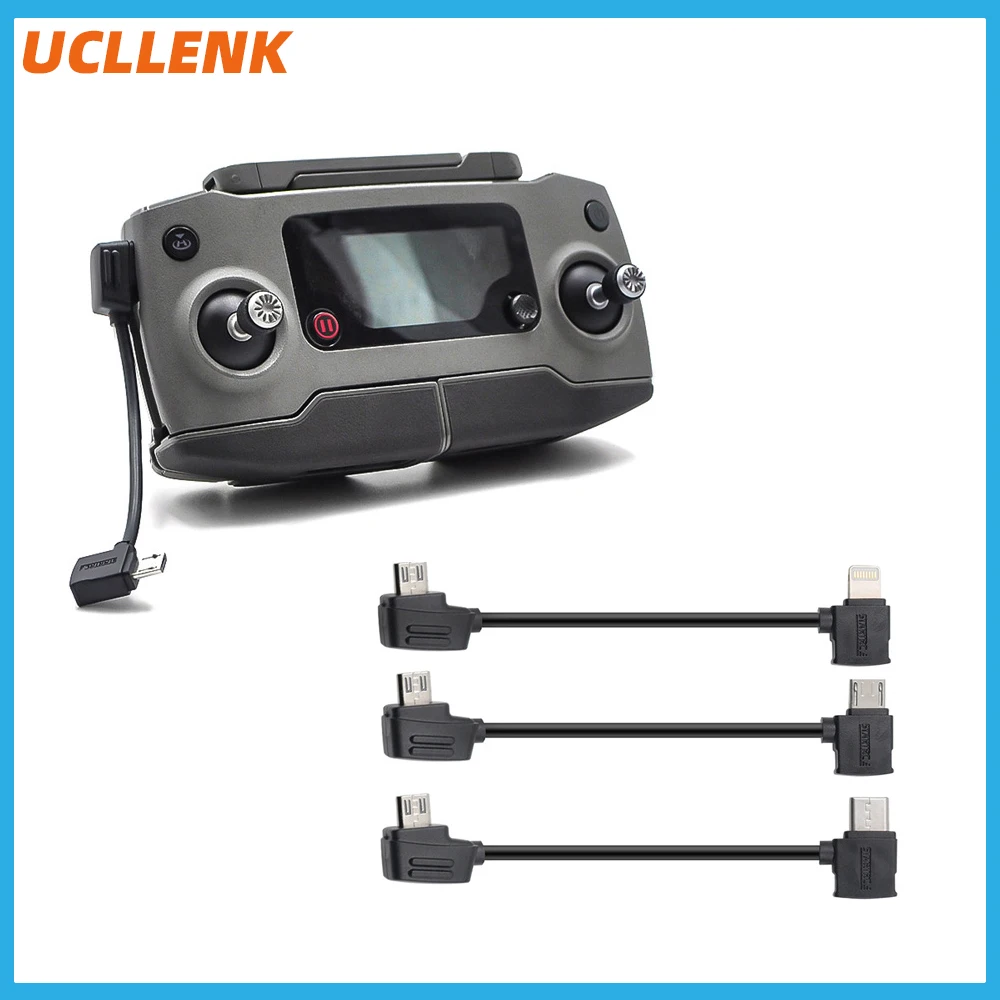 Micro USB Fit IOS Type-c OTG кабель для передачи данных 10 см/30 см телефона DJI Mavic 2 pro/Mavic Mini/ Air/Spark