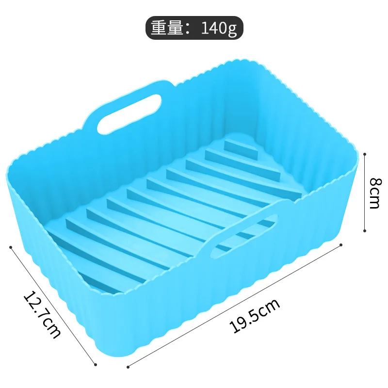 Air Fryer Silicone Pot with Handle Reusable Liner Heat Resistant Basket Rectangle Baking Accessories for Fryer Oven Microwave
Air Fryer Silicone Pot with Handle Reusable Liner Heat Resistant Basket Rectangle Baking Accessories for Fryer Oven Microwave