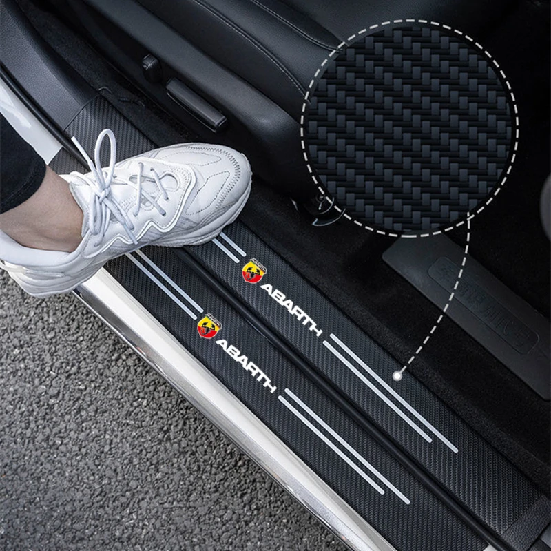 New Auto Styling Carbon Fiber Anti Scratch Scuff Pedal For FIAT Abarth 500 Metal Car Door Sill Protector Stickers Decal 
New Auto Styling Carbon Fiber Anti Scratch Scuff Pedal For FIAT Abarth 500 Metal Car Door Sill Protector Stickers Decal