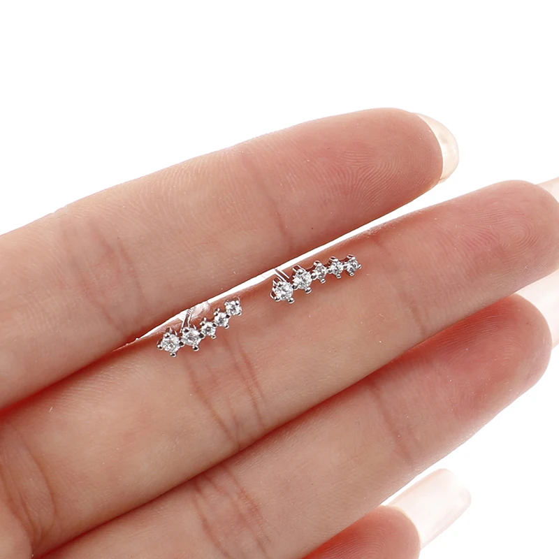 Simple Korean Pave Zircon Mini Stud Earrings Simple Row Drill For Teen Women Daily Life Party Piercing Jewelry Niche Earring
Simple Korean Pave Zircon Mini Stud Earrings Simple Row Drill For Teen Women Daily Life Party Piercing Jewelry Niche Earring