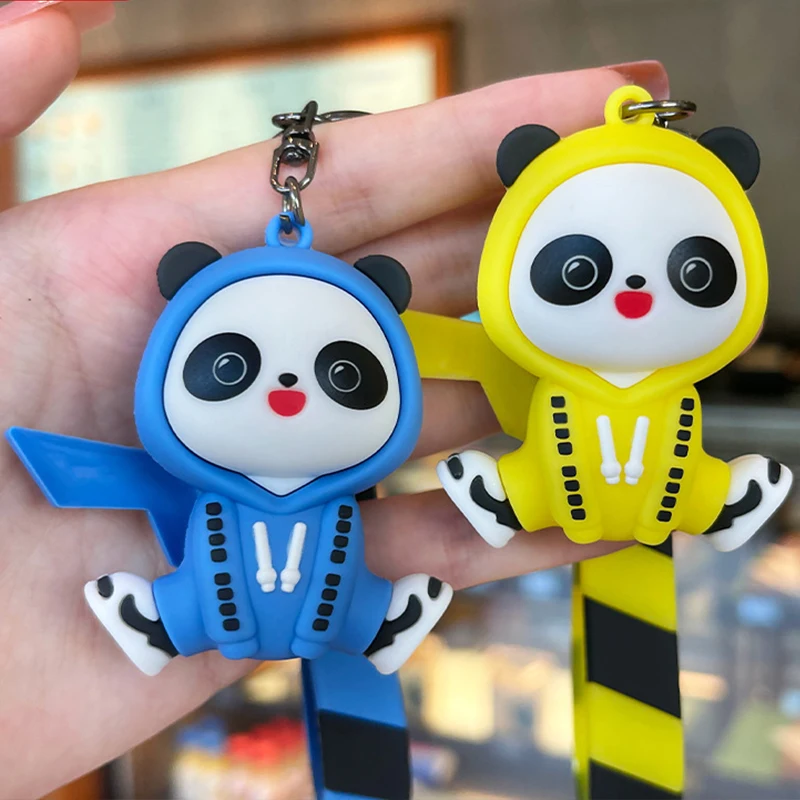 Panda Keychain Blue Yellow Hoodie Sweatshirt Korean Anime Keyring Car House Key Bag Pendant Charm Wholesale Wedding Party Gift
Panda Keychain Blue Yellow Hoodie Sweatshirt Korean Anime Keyring Car House Key Bag Pendant Charm Wholesale Wedding Party Gift
