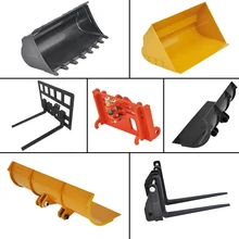 Huina 1583 Metal Fork Bucket Quick Hitch Bucker Chaner For 1/16 RC Metal Wheel Loader Parts