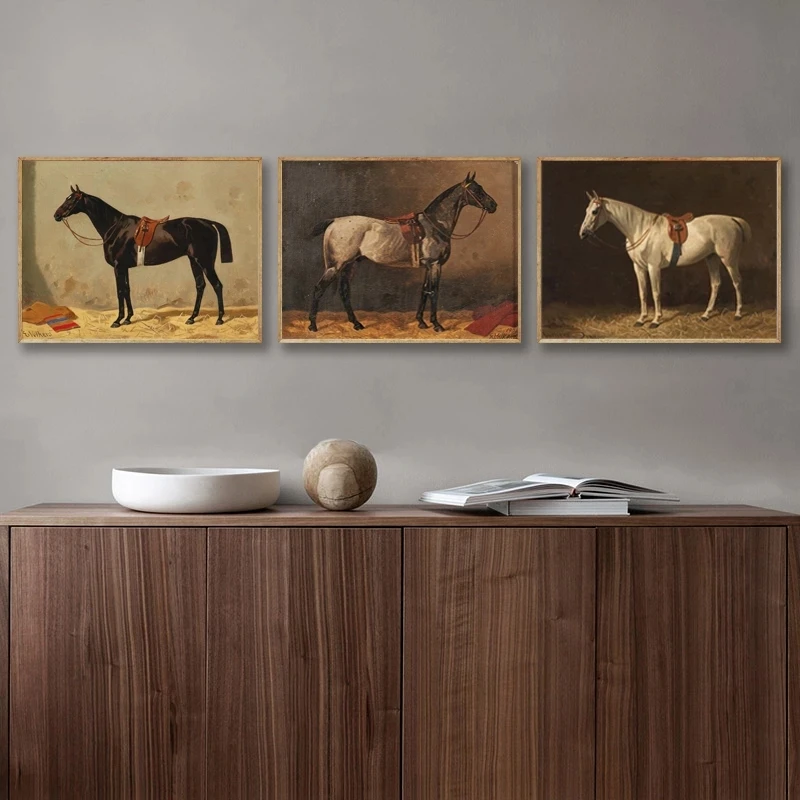 Vintage Thoroughbred Horse Poster Antique Horse Farm Animals Canvas Painting Prints Horse Wall Art Picture for Living Room Decor
Vintage Thoroughbred Horse Poster Antique Horse Farm Animals Canvas Painting Prints Horse Wall Art Picture for Living Room Decor