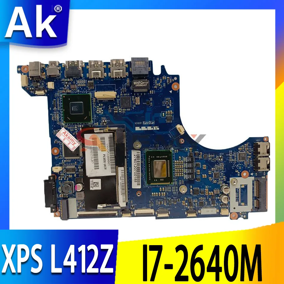 Материнская плата для ноутбука Dell, для XPS L412Z, LA-7452P FYY8M 0FYY8M I7-2640M, материнская плата с процессором, хорошо работает
Материнская плата для ноутбука Dell, для XPS L412Z, LA-7452P FYY8M 0FYY8M I7-2640M, материнская плата с процессором, хорошо работает