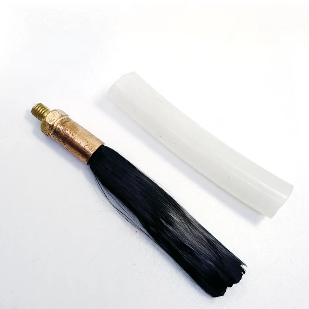 Carbon Fiber Conductive For Welding Brush Head with Adjustable Length Silicone Sleeve Perfect for M6/M8/M10 For Weld Joints
Carbon Fiber Conductive For Welding Brush Head with Adjustable Length Silicone Sleeve Perfect for M6/M8/M10 For Weld Joints