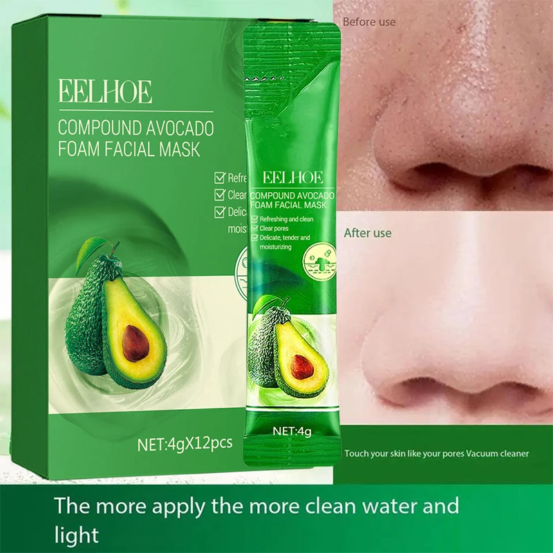 Avocado Skin Care Masks Deep Cleanse Face Against Black Dots Pore Shrinking Whitening Rejuvenating Moisturizing Korea Skin Care 
Avocado Skin Care Masks Deep Cleanse Face Against Black Dots Pore Shrinking Whitening Rejuvenating Moisturizing Korea Skin Care