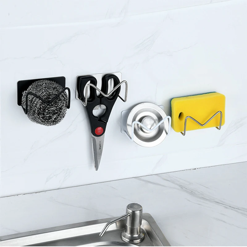 Kitchen Sponges Holder Self Adhesive Sink Sponges Drain Drying Rack 304 Stainless Steel Storage Holder Kitchen Sink Accessories
Kitchen Sponges Holder Self Adhesive Sink Sponges Drain Drying Rack 304 Stainless Steel Storage Holder Kitchen Sink Accessories