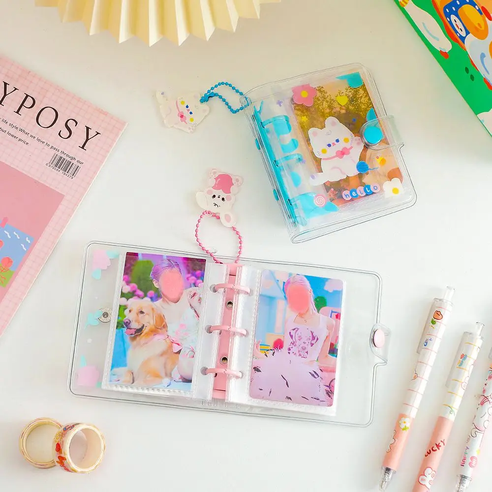 Decor Colorful Inner Pages Replaceable Mini Portable PVC Storage Book Picture Storage Case Photo Album Photocard Holder 
Decor Colorful Inner Pages Replaceable Mini Portable PVC Storage Book Picture Storage Case Photo Album Photocard Holder
