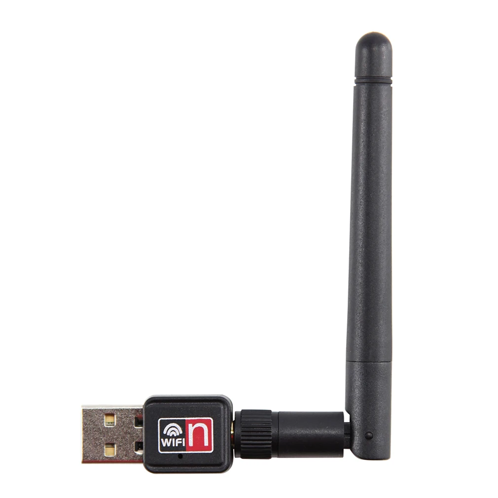 

WiFi Wireless Network Card USB 2.0 150M 802.11 b/g/n LAN Adapter with rotatable Antenna for Laptop PC Mini Wi-fi Dongle
