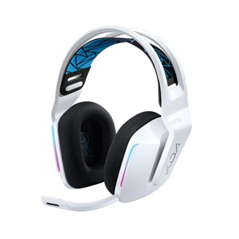 Logitech G733 stereo gaming headset Wireless RGB game 7.1 channel headphones Blue Voice microphone
Logitech G733 stereo gaming headset Wireless RGB game 7.1 channel headphones Blue Voice microphone