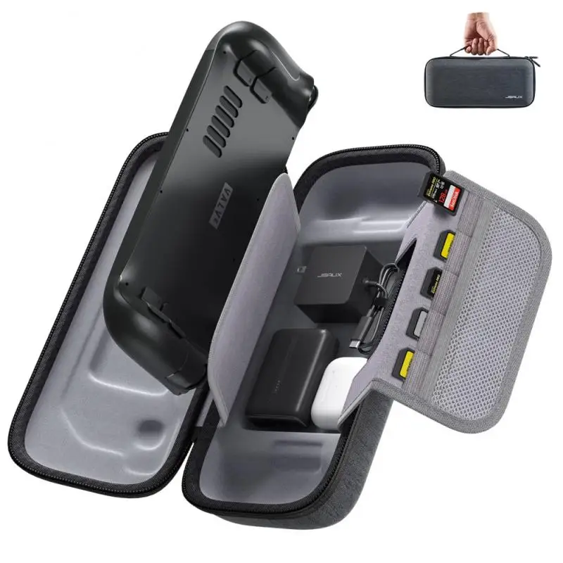 For Steam Deck For Steam Deck Console Built-in Ac Adapter Charger Handheld Storage Bag Built-in Upgrade Storage Carrying Case
For Steam Deck For Steam Deck Console Built-in Ac Adapter Charger Handheld Storage Bag Built-in Upgrade Storage Carrying Case