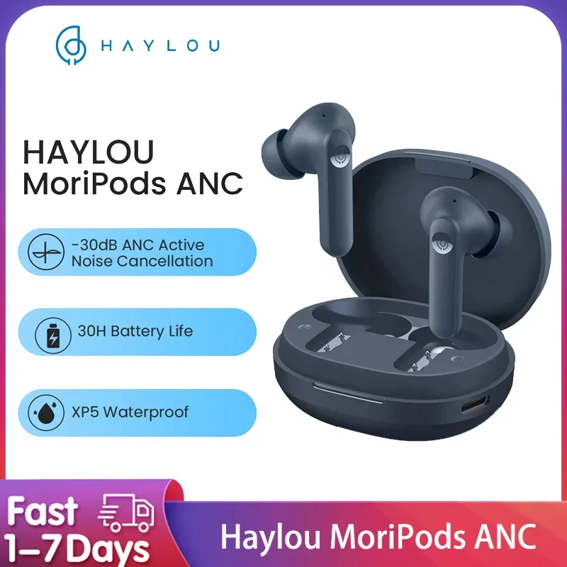 HAYLOU MoriPods ANC TWS Беспроводные наушники BT5.2 Наушники с сенсорным управлением 30H