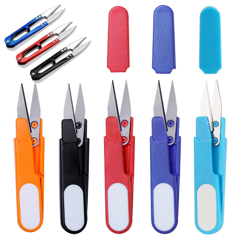 1/2Pcs Plastic Handle Sewing ScissorsThread Embroidery Cross-stitch Cutter Scissor U Shape DIY Craft Sewing Supplies Tool 
1/2Pcs Plastic Handle Sewing ScissorsThread Embroidery Cross-stitch Cutter Scissor U Shape DIY Craft Sewing Supplies Tool