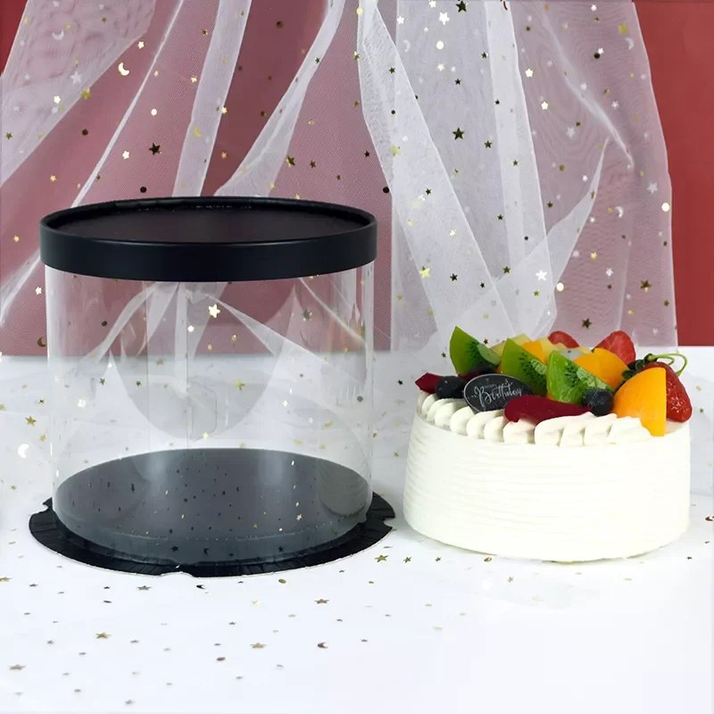 4/6inch Round Cake Box Black/White Transparent Cylindrical Pattern Gifts Rose Bear Packaging Case Baking Birthday Party Decor
4/6inch Round Cake Box Black/White Transparent Cylindrical Pattern Gifts Rose Bear Packaging Case Baking Birthday Party Decor