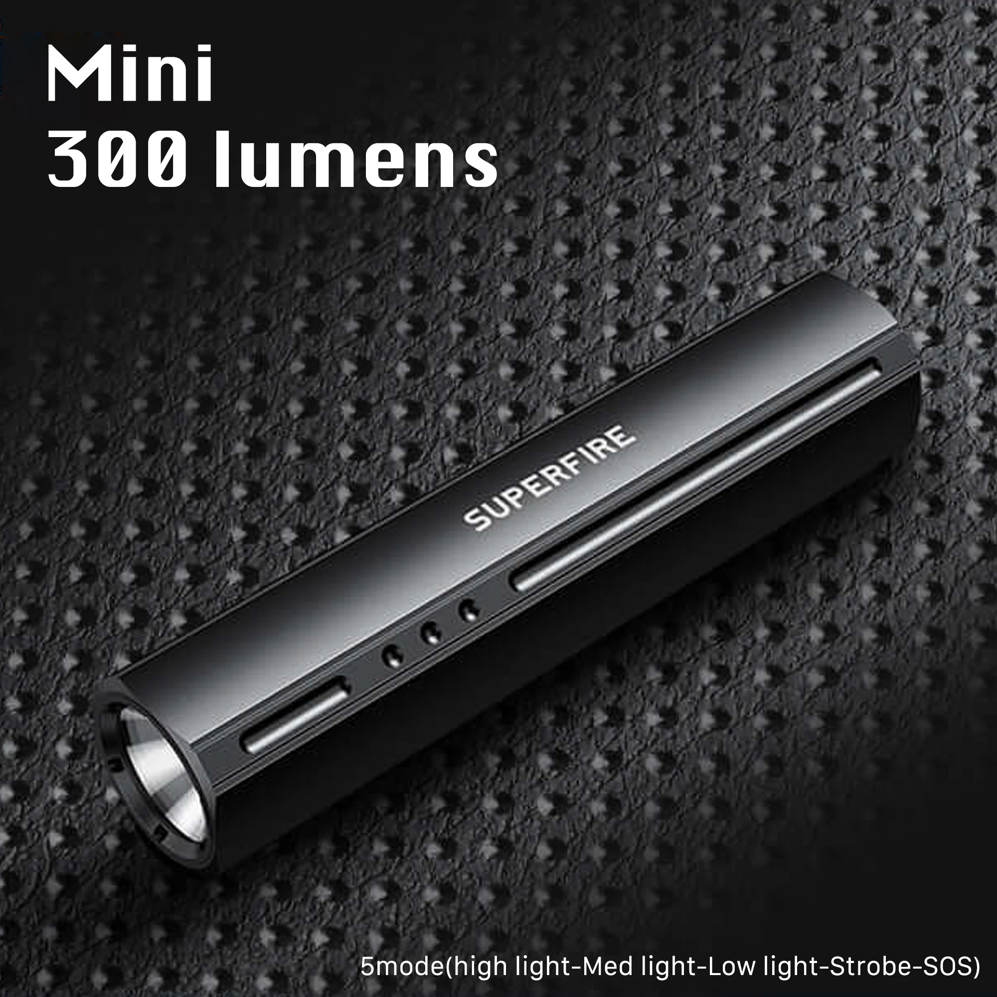 Portable LED Flashlight Tool Type C 1-5A Rechargeable Lights 18650 Battery EDC Bike Light Max 90 Meters Distance Max 300 Lumens
Portable LED Flashlight Tool Type C 1-5A Rechargeable Lights 18650 Battery EDC Bike Light Max 90 Meters Distance Max 300 Lumens