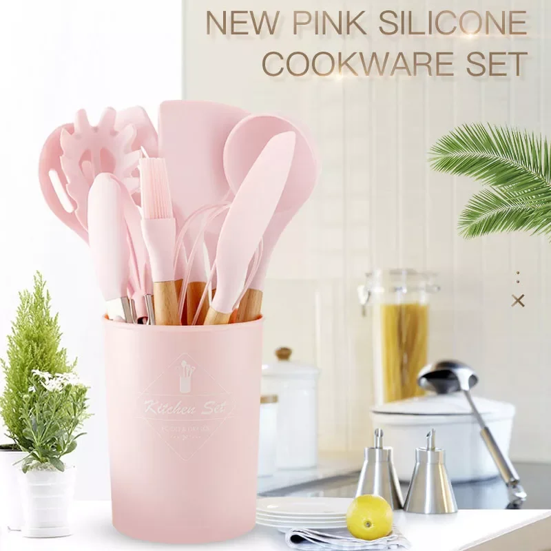 Cookware Non Stick Cooking Pot Tools Premium Silicone Utensils Turner Tongs Spatula Soup Spoon Shovel Oil Brush Kitchen Supplies
Cookware Non Stick Cooking Pot Tools Premium Silicone Utensils Turner Tongs Spatula Soup Spoon Shovel Oil Brush Kitchen Supplies
