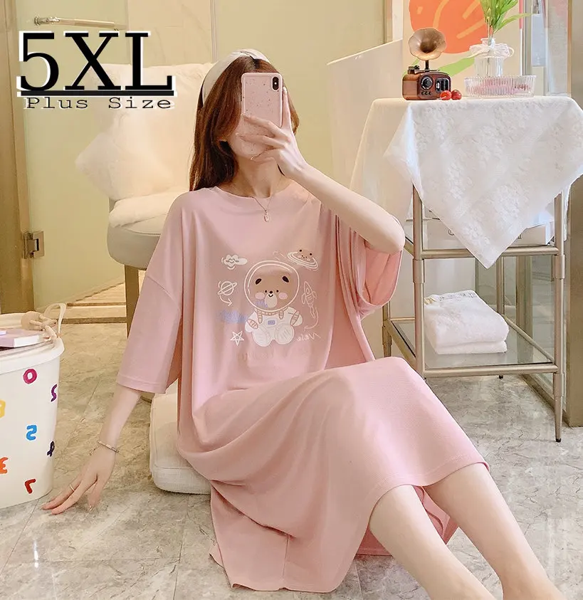 Nightwears for Ladies Silk Satin Soft Women's Nightgowns for Sleeping Long One-piece Dress Gown Long Soft Dresses 2XL-5XL
Nightwears for Ladies Silk Satin Soft Women's Nightgowns for Sleeping Long One-piece Dress Gown Long Soft Dresses 2XL-5XL