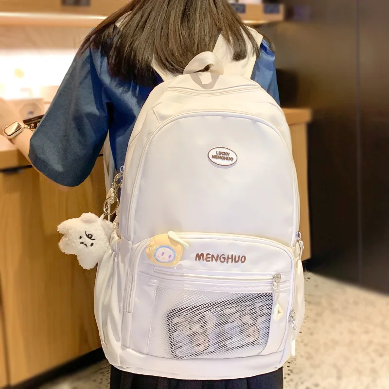 Сетчатый водонепроницаемый рюкзак для девушек, Удобная дорожная сумка для книг, нейлоновый Модный женский милый рюкзак для колледжа, женские школьные портфели для ноутбука
Сетчатый водонепроницаемый рюкзак для девушек, Удобная дорожная сумка для книг, нейлоновый Модный женский милый рюкзак для колледжа, женские школьные портфели для ноутбука