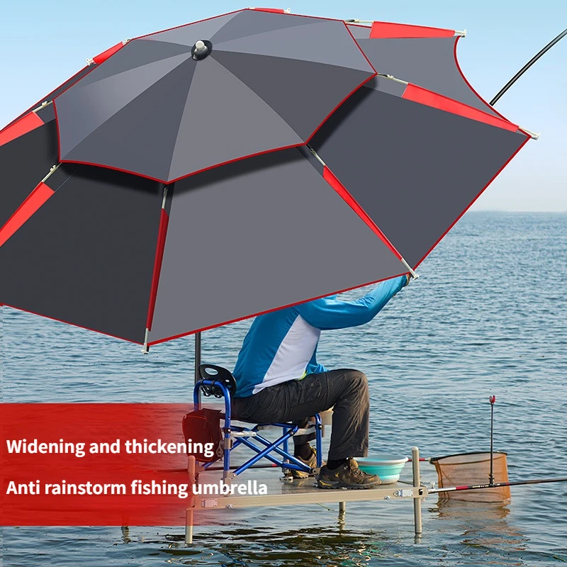 1.8-2.6m Double-Layer Fold Big Garden Parasol Windproof Umbrella Large Outdoor Umbrella for Beach Parasol Fishing Umbrella Shade
1.8-2.6m Double-Layer Fold Big Garden Parasol Windproof Umbrella Large Outdoor Umbrella for Beach Parasol Fishing Umbrella Shade