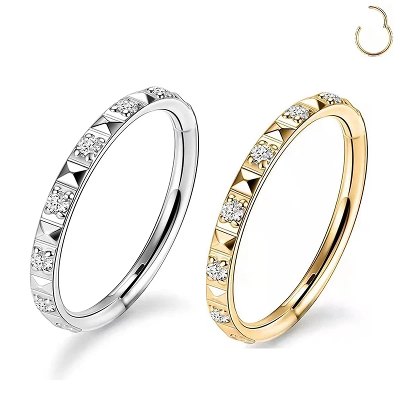 Hight Segment Clicker Piercing Nose Rings Surgical Steel Zircon Earrings Open Small Tragus Cartilage Septum Piercings Nariz Hoop
Hight Segment Clicker Piercing Nose Rings Surgical Steel Zircon Earrings Open Small Tragus Cartilage Septum Piercings Nariz Hoop