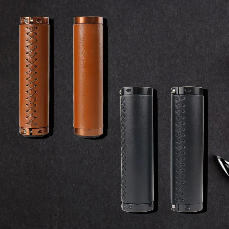 Non-slip Bicycle Handlebar Grips Soft PU Leather Retro Bike Handle Grips Replacement MTB Cycling Hand Rest Mountain Bike Grip
Non-slip Bicycle Handlebar Grips Soft PU Leather Retro Bike Handle Grips Replacement MTB Cycling Hand Rest Mountain Bike Grip