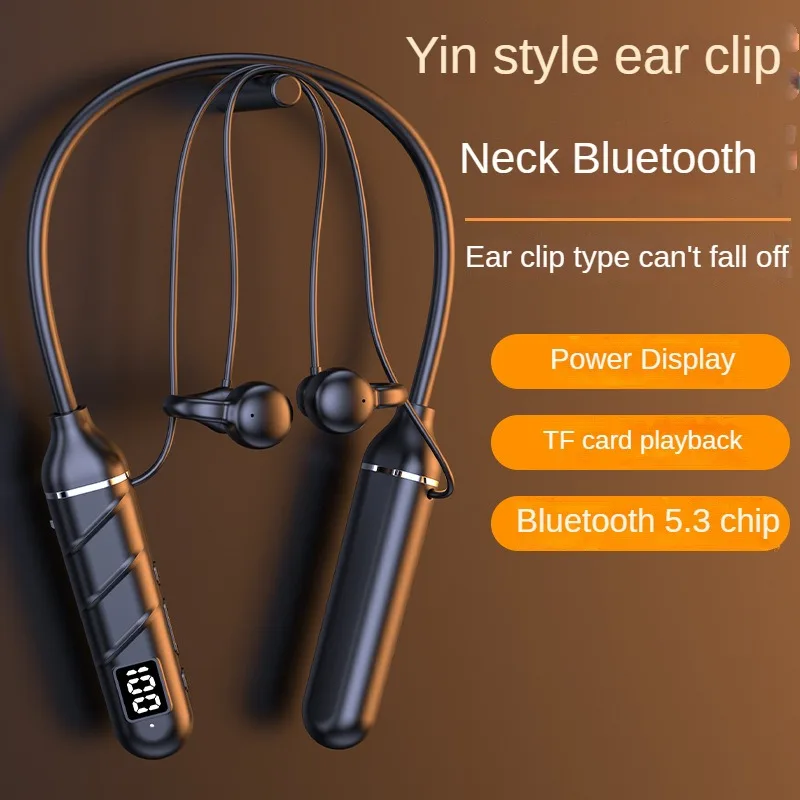 Ear Clip Neck Digital Display Non-In-Ear Wireless Bluetooth Sports Clip-Ear Headphones Long Battery Life Cheap Wireless Earphone
Ear Clip Neck Digital Display Non-In-Ear Wireless Bluetooth Sports Clip-Ear Headphones Long Battery Life Cheap Wireless Earphone