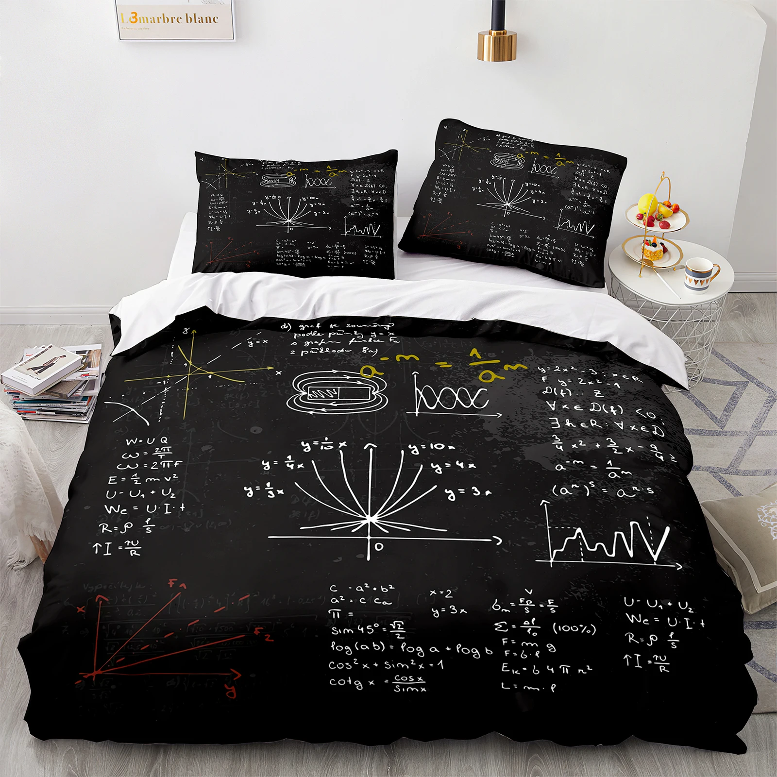 Bedding Set Function Duvet Cover Mathematical FormulaSets Comfortable Bedspreads Queen King Size Students Bedroom Decor
Bedding Set Function Duvet Cover Mathematical FormulaSets Comfortable Bedspreads Queen King Size Students Bedroom Decor