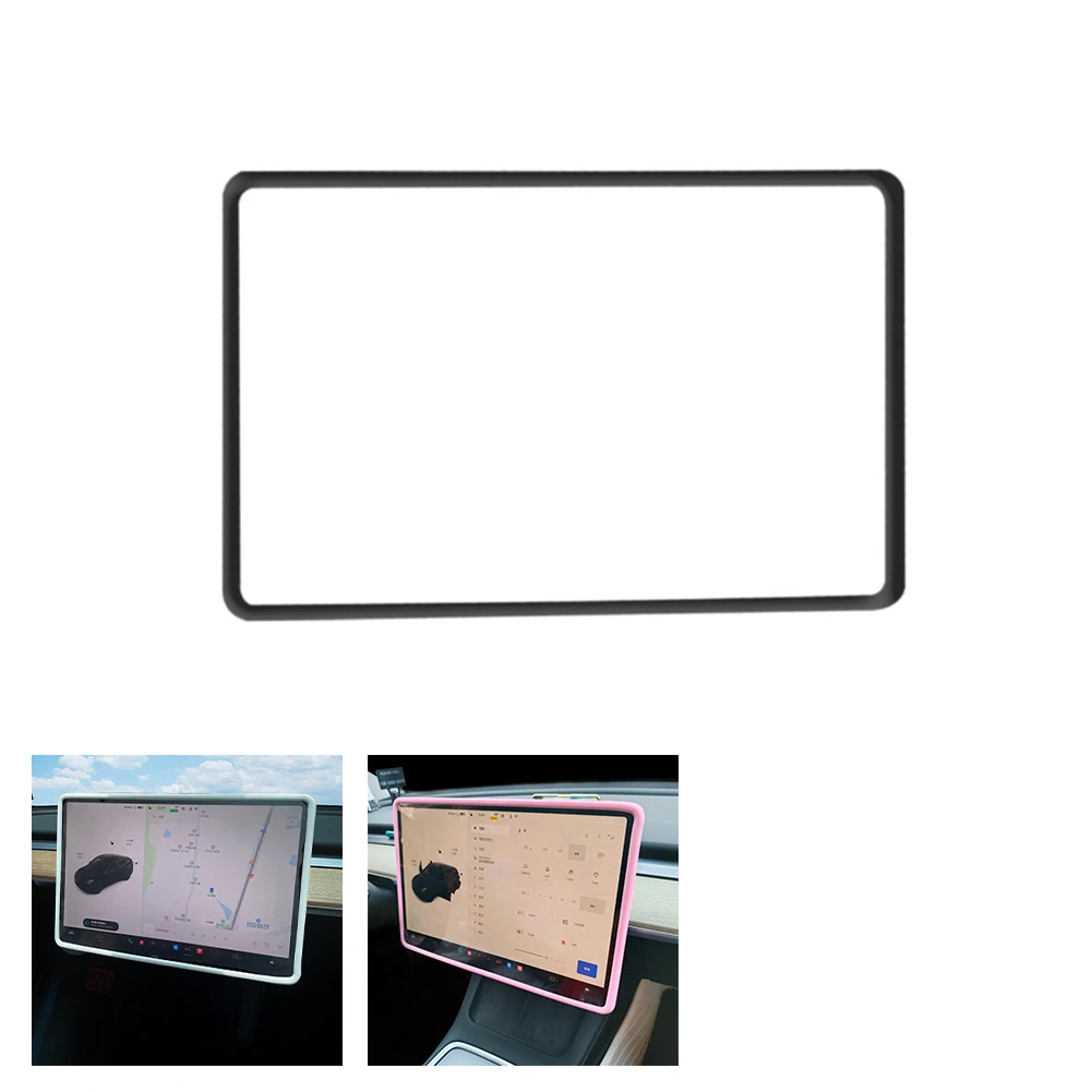 Protective Frame for Tesla Model 3 Y Center Console Screen Environmentally Friendly Silicone Material Easy to Install
Protective Frame for Tesla Model 3 Y Center Console Screen Environmentally Friendly Silicone Material Easy to Install
