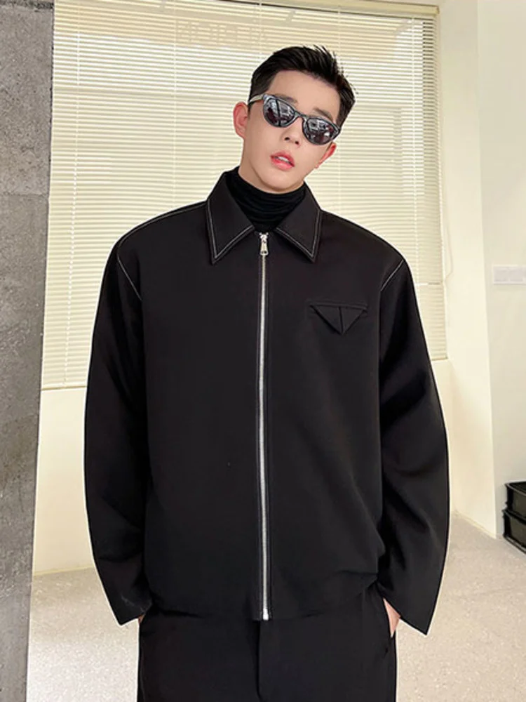 SYUHGFA Men's Wear 2023 Autumn High Quality Jacket Korean Streetwear Loose Solid Color Coat Zipper Jackets For Male
SYUHGFA Men's Wear 2023 Autumn High Quality Jacket Korean Streetwear Loose Solid Color Coat Zipper Jackets For Male