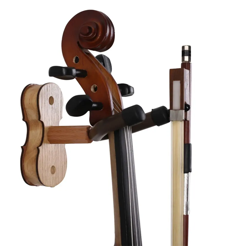 Practical Design Wall Mounted Violin Fiddle Viola Hanger Hook Durable Wood Base Violin Hanger Home Studio Wall Hanger for Violin
Practical Design Wall Mounted Violin Fiddle Viola Hanger Hook Durable Wood Base Violin Hanger Home Studio Wall Hanger for Violin