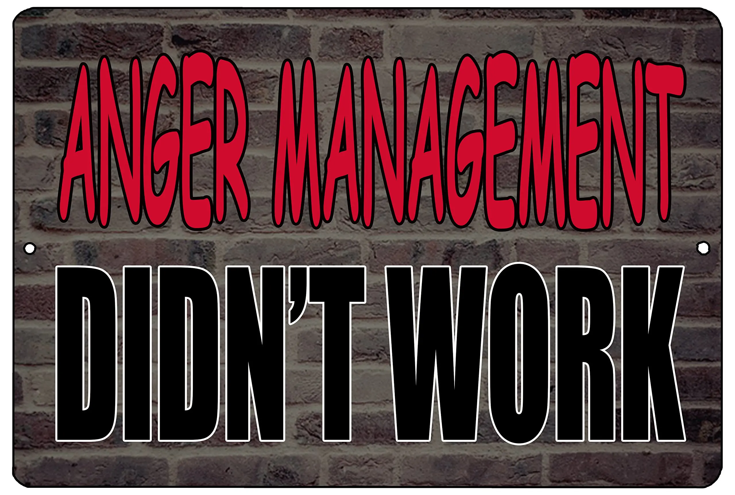 Rogue River Tactical Sarcastic Metal Tin Sign Wall Decor Man Cave Bar Anger Management Didn't Work
Rogue River Tactical Sarcastic Metal Tin Sign Wall Decor Man Cave Bar Anger Management Didn't Work