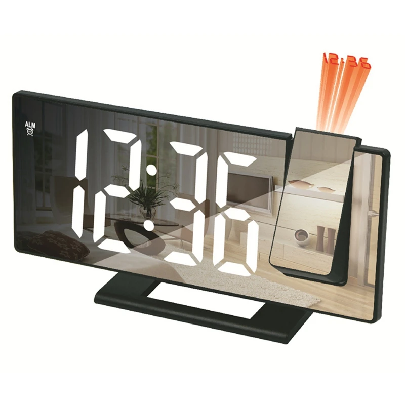 AT14 LED Digital Smart Alarm Clock Watch Table Electronic Desktop Clocks USB Wake Up Clock With 180° Time Projector Snooze
AT14 LED Digital Smart Alarm Clock Watch Table Electronic Desktop Clocks USB Wake Up Clock With 180° Time Projector Snooze