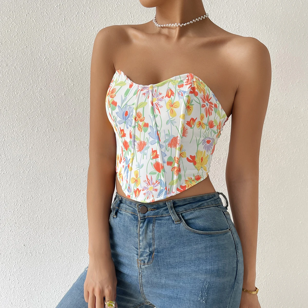 Jiser Celiar 2023 New Printed Sleeveless Vest Woman Fishbone Corset Top Sexy Club Wear Women
Jiser Celiar 2023 New Printed Sleeveless Vest Woman Fishbone Corset Top Sexy Club Wear Women