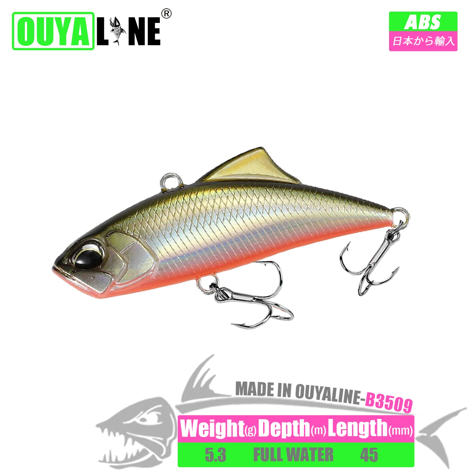 Sinking Vibration Fishing Lure Isca Artificial Weights 5.3g 45mm Kit Pesca Articulos Carp Fish Tackle Accessories Leurre Angeln
Sinking Vibration Fishing Lure Isca Artificial Weights 5.3g 45mm Kit Pesca Articulos Carp Fish Tackle Accessories Leurre Angeln