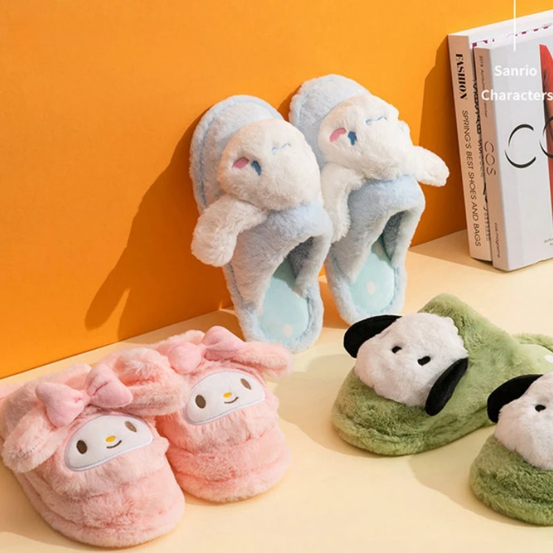 Sanrios Kuromi Anime Kawaii Cartoon Cute Plush Doll Women Cotton Slippers Autumn and Winter Indoor Slippers Christmas Gifts
Sanrios Kuromi Anime Kawaii Cartoon Cute Plush Doll Women Cotton Slippers Autumn and Winter Indoor Slippers Christmas Gifts